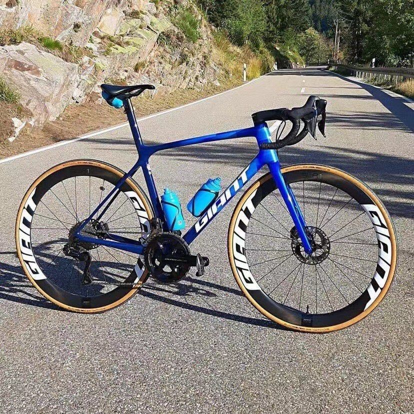 99 new Rare Giant Tcr adv frameset limited edition blue tour de France team edition