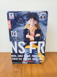 〔牛仔褲魯夫〕正版景品公仔模型玩具（航海王老物）