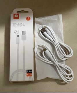 (全新) 2條 叉電線 USB A to USB C.