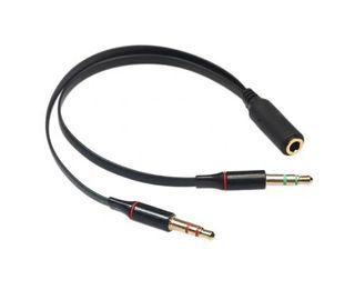 一轉二音源線 3.5mm 二合一耳麥 手機耳機轉電腦
