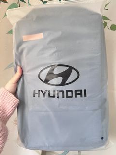 🔹 全新 🔹Hyundai 現代原廠精品 文青牛津布 防潑水 商務筆電後背包 （丹寧藍）