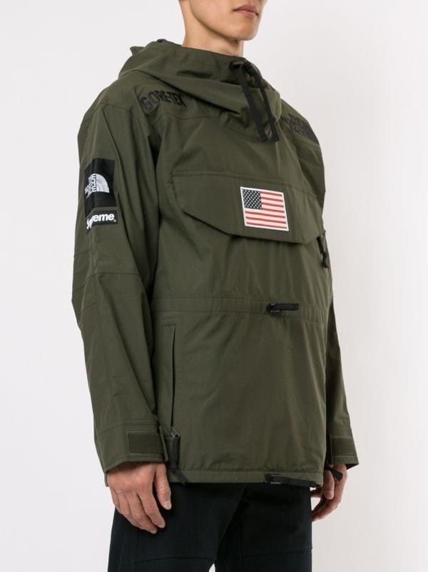 全新SUPREME x THE NORTH FACE 17ss EXPEDITION PULLOVER JACKET TNF