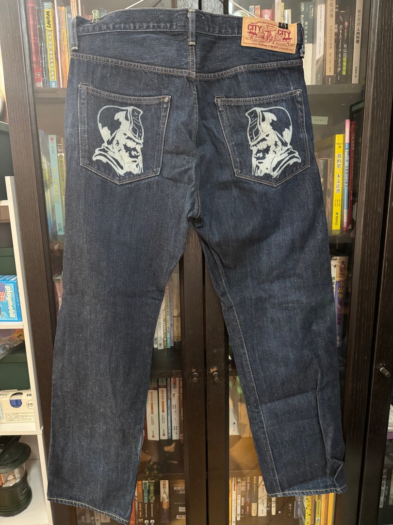 A Bathing Ape Bape General Jeans 牛仔褲日本製, 男裝, 褲＆半截裙, 牛仔褲 - Carousell