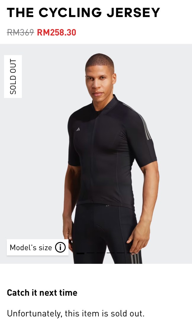 Mens adidas sale cycling jersey
