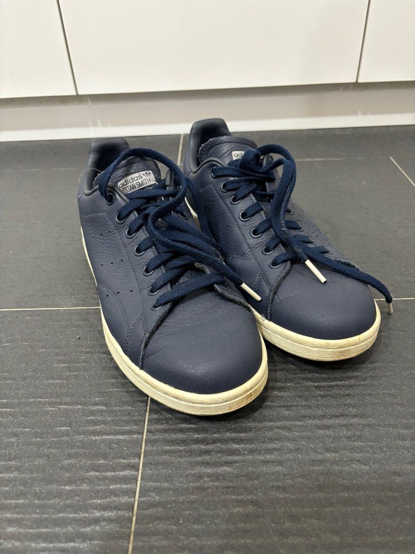Adidas Stan smith blue Men s Fashion Footwear Sneakers on Carousell