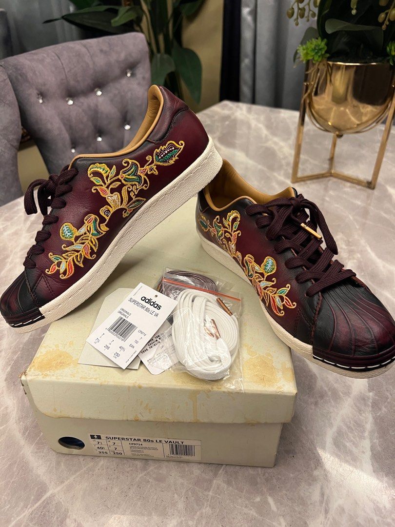 Adidas superstar 80v x l.e. vault hotsell