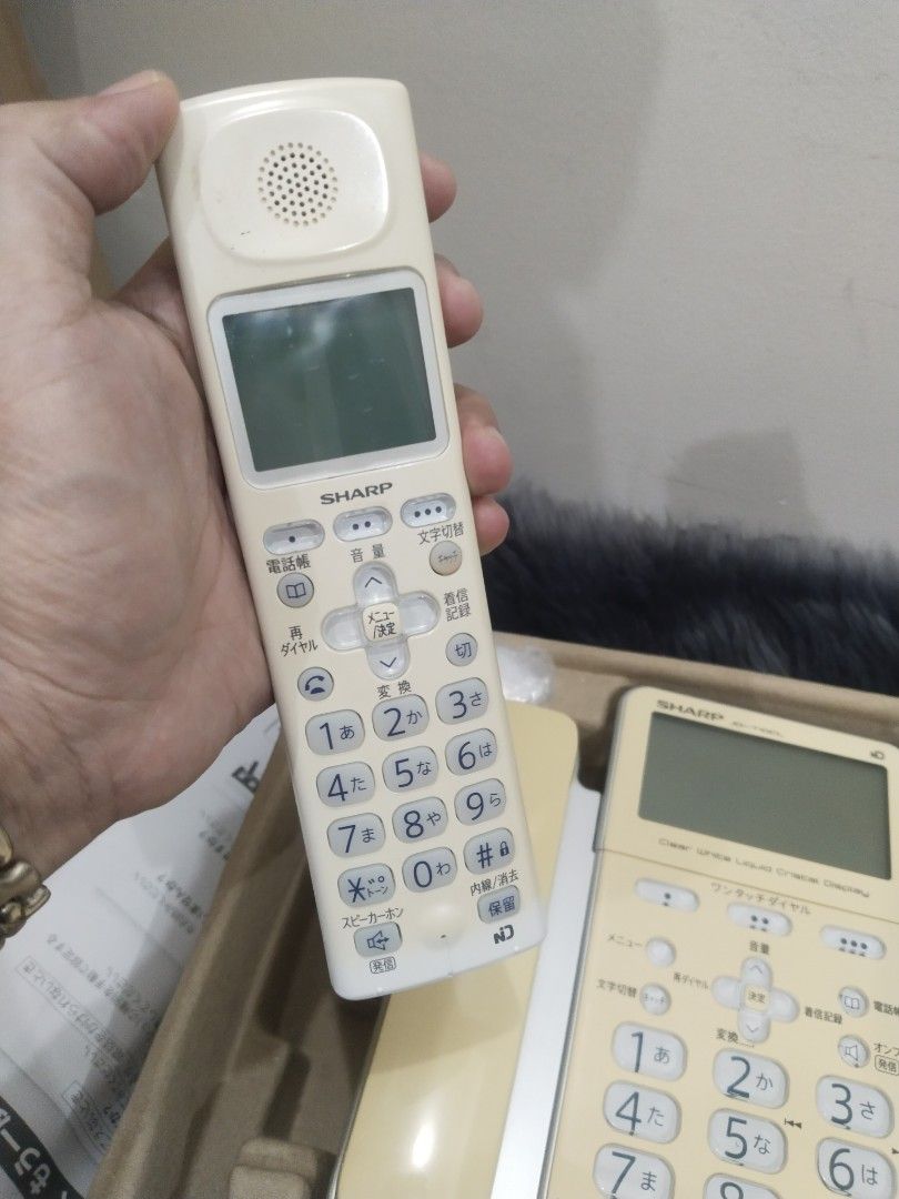 Affordable SHARP JD-710CL Cordless Digital Phone with 1 Handset 😍👌 (Category: Early Generation Mobile Phones) located in Bulacan. Submitted by afford.japan (Listing ID 1269211453, Image 3). Description: Affordable SHARP JD-710CL Cordless Digital Phone with 1 Handset 😍👌.