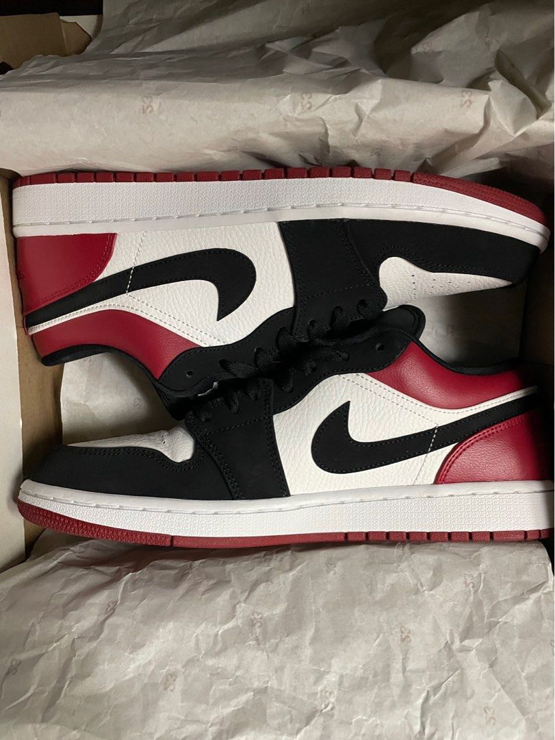 NIKE AIR JORDAN 1 LOW Black Toe 2019 Men s Fashion Footwear