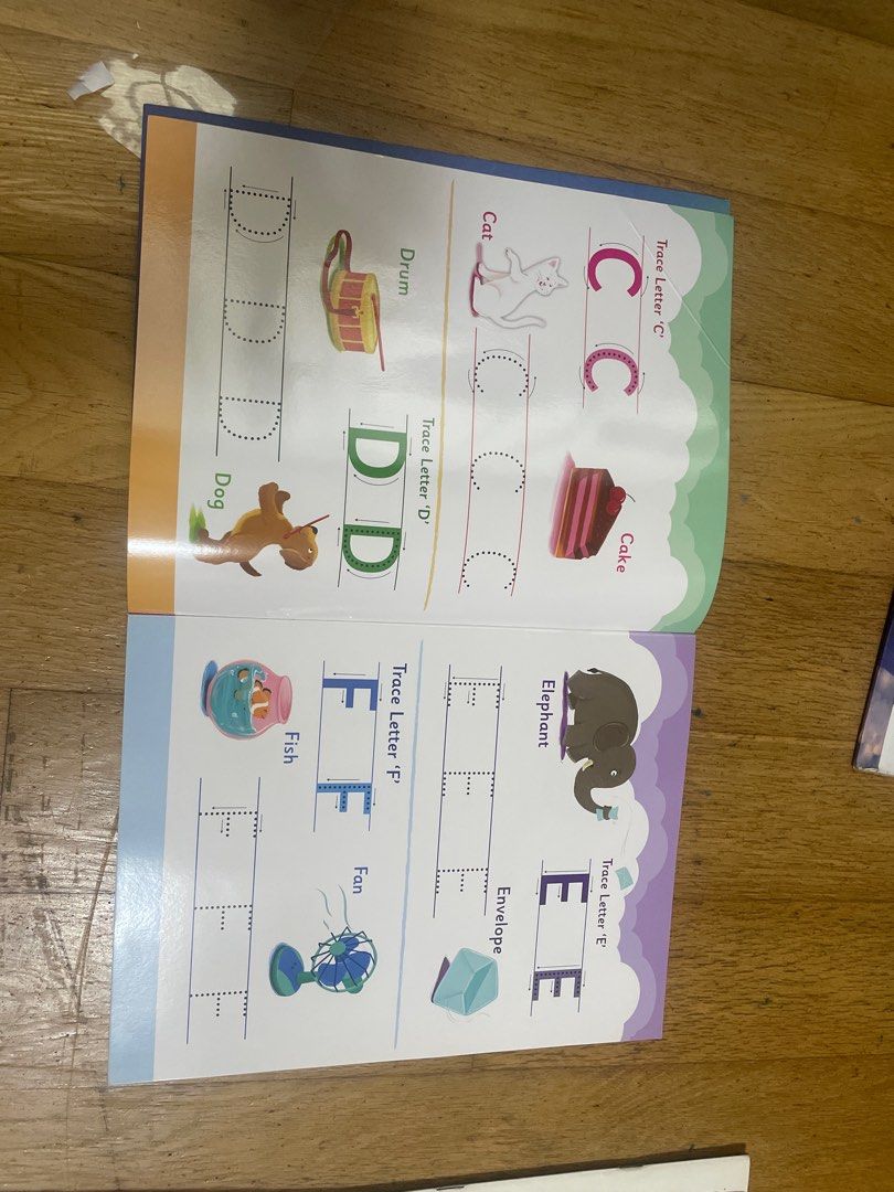 Alphabet writing book, Hobbies & Toys, Books & Magazines, Children's ...