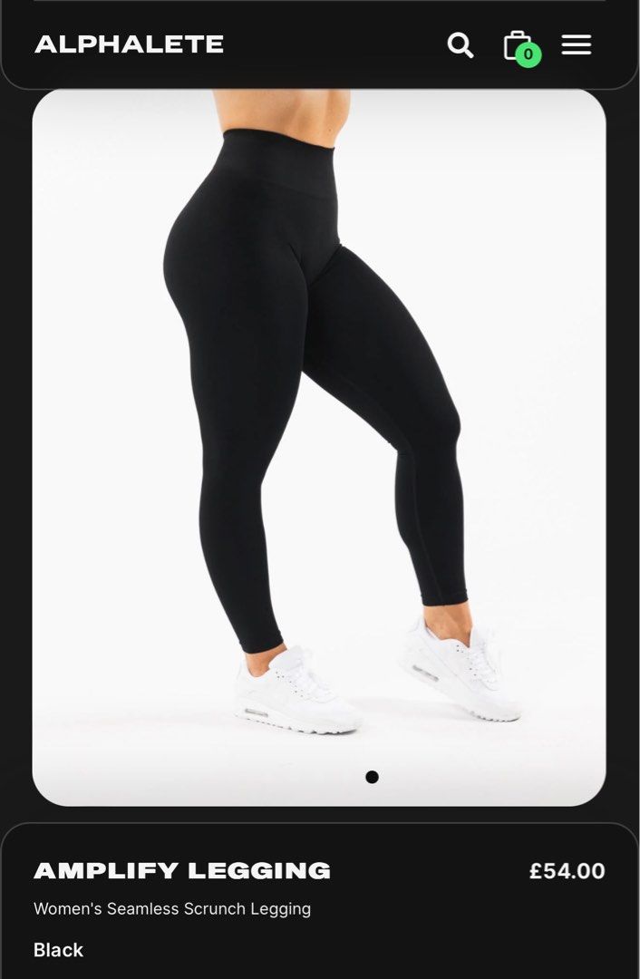 Alphalete Amplify Legging - XS, Women's Fashion, Activewear on Carousell