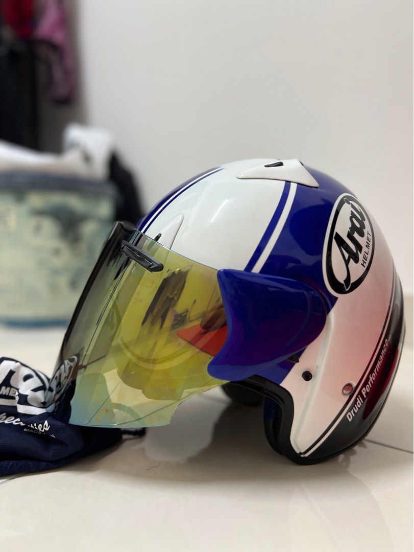 ARAI SZF BANDA BLUE REPAINT AIRBRUSH Motorcycles Motorcycle
