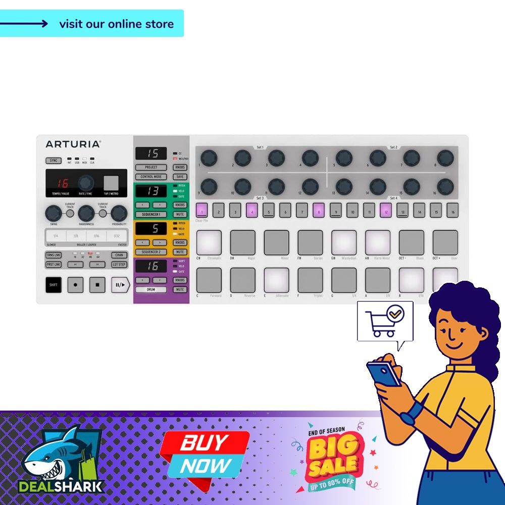 Beatstep pro drum shop sequencer