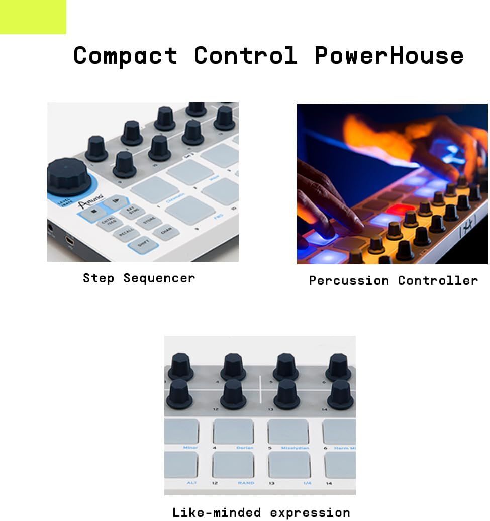 Arturia BeatStep USB/MIDI/CV Controller and Sequencer, Hobbies & Toys