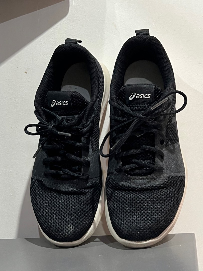 asic black sneakers