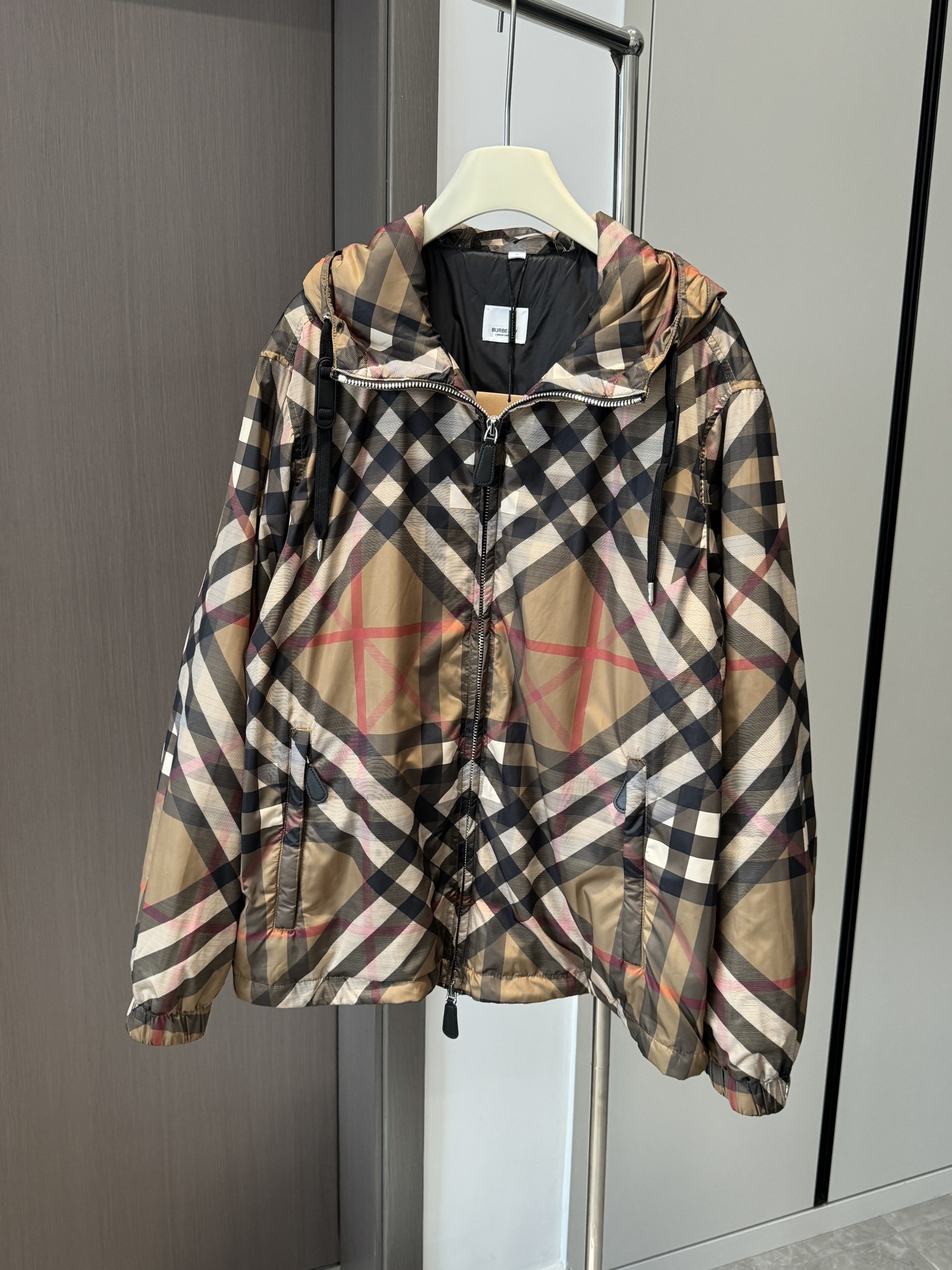 Authentic Burberry Plaid Jacket Luxury Apparel on Carousell