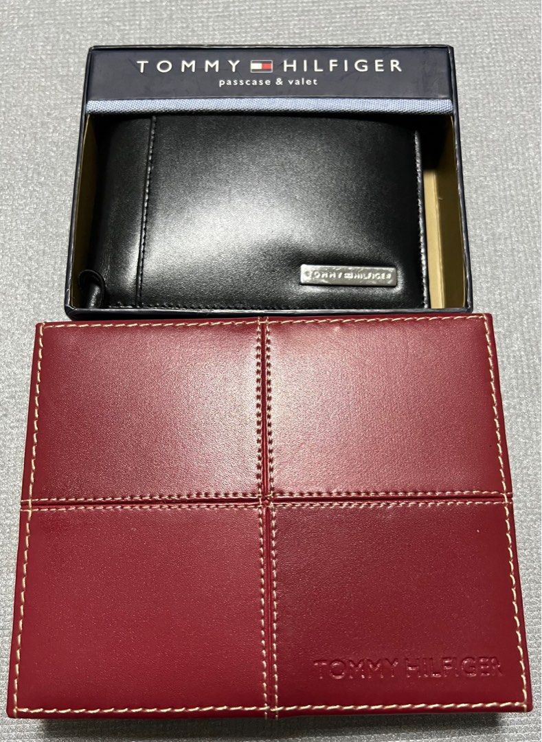 Tommy Hilfiger Men's Leather Credit Card ID RFID Passcase Wallet