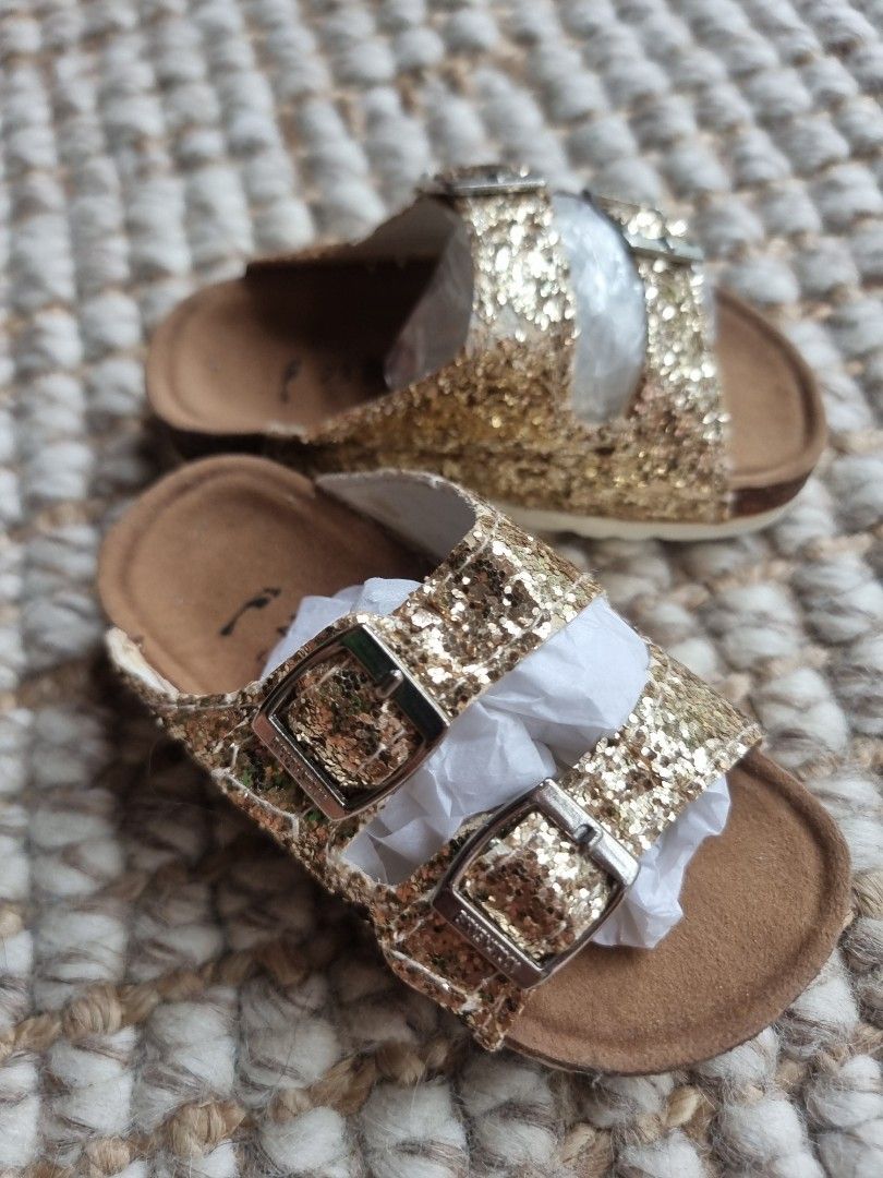 Gold glitter birkenstocks online