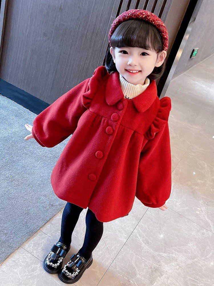 Red coat deals baby girl