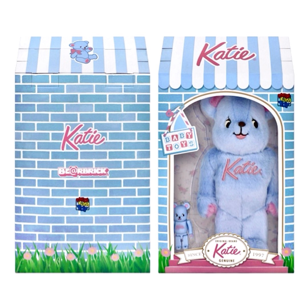 Bearbrick Katie Baby Bear 100% & 400%, 興趣及遊戲, 玩具& 遊戲類 ...