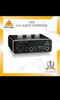 Behringer um2 audio interface