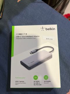 Belkin USB-C 5合1多媒體集線器