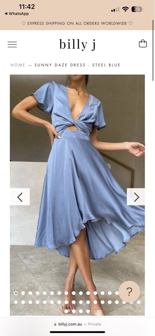 Blue sun dress hotsell