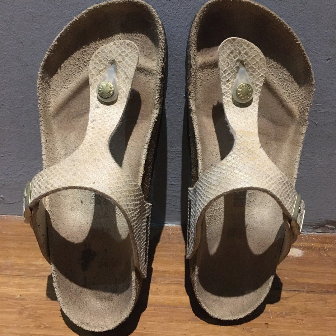 Gizeh washed hotsell metallic cream gold