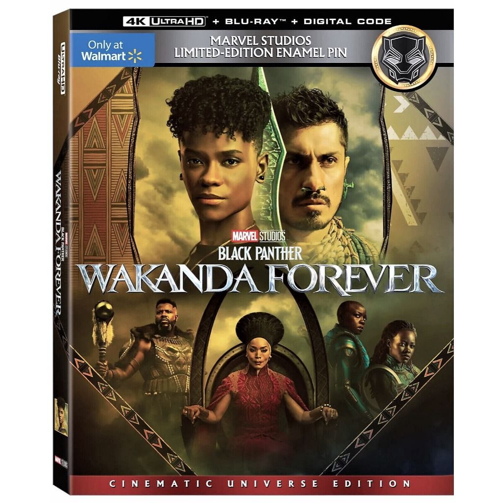 Black Panther: Wakanda Forever (Wakanda Warriors SteelBook)(4K Ultra HD  Blu-ray)