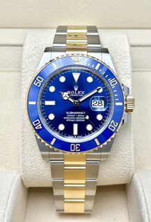 Brand new 5/23 Rolex Submariner Date 126613LB Bluesy Halfgold Two tone blue 41mm