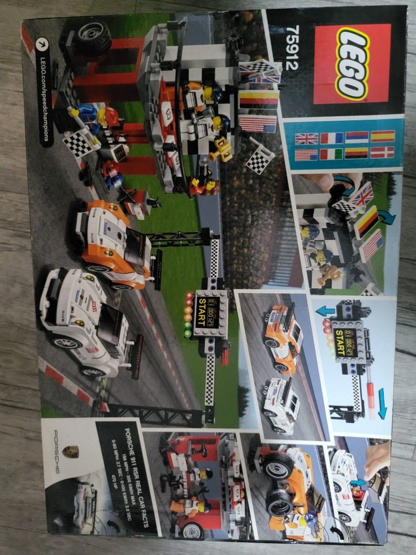 BRAND NEW IN BOX RARE 75912 LEGO Speed Champions Porsche 911 GT