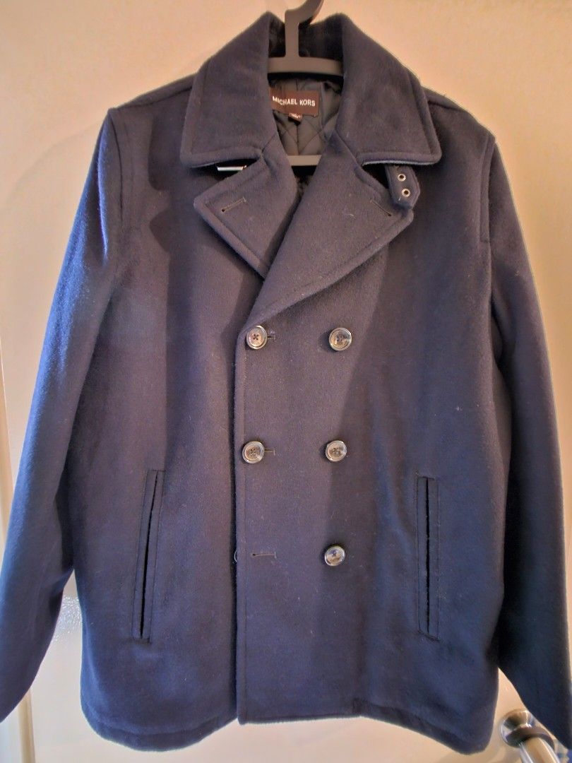 Purple michael kors coat top