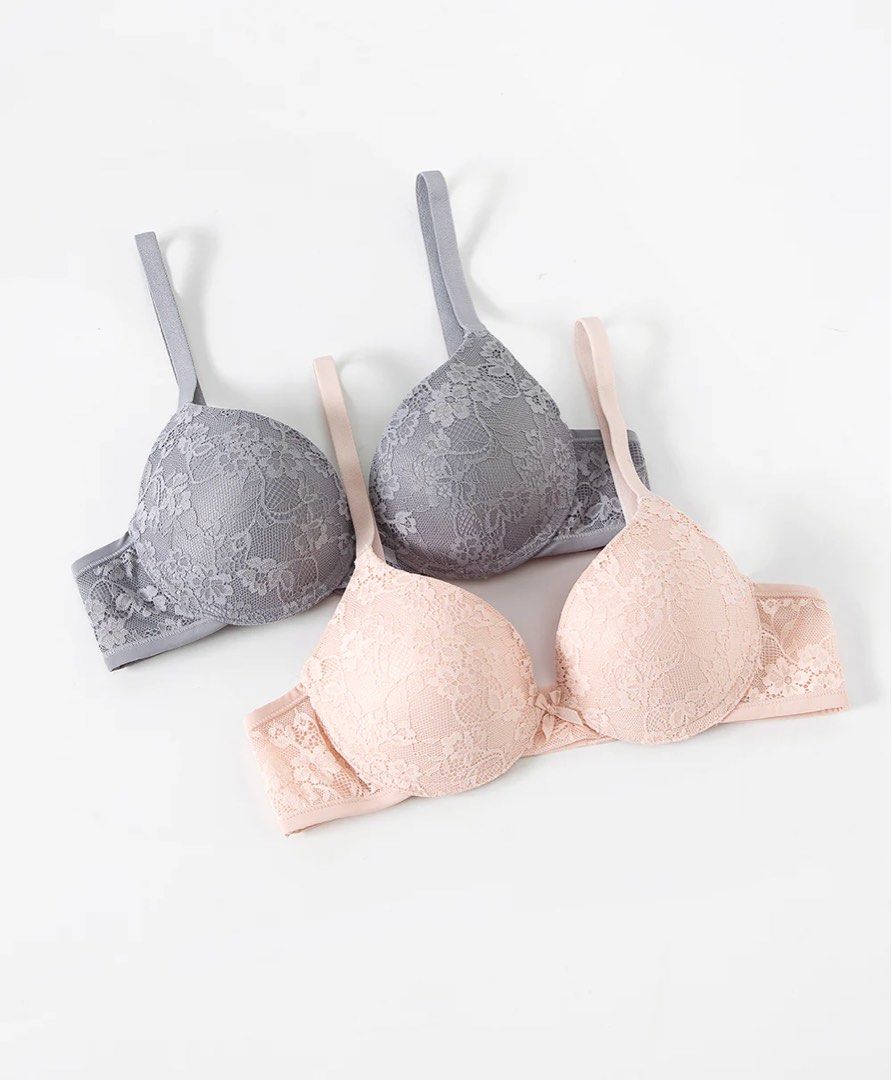 Basic Microfiber 3/4 Demi Push Up Bra