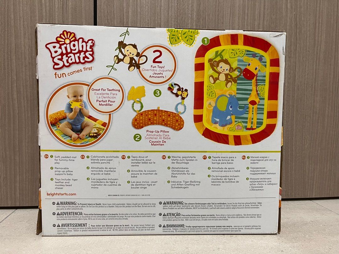Bright Starts Safari Adventures Mat suitable for age 0 6mths old