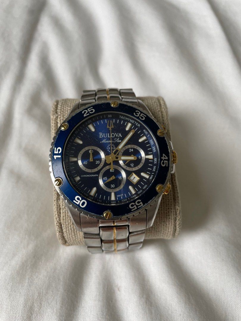 Bulova marine star 100m deals