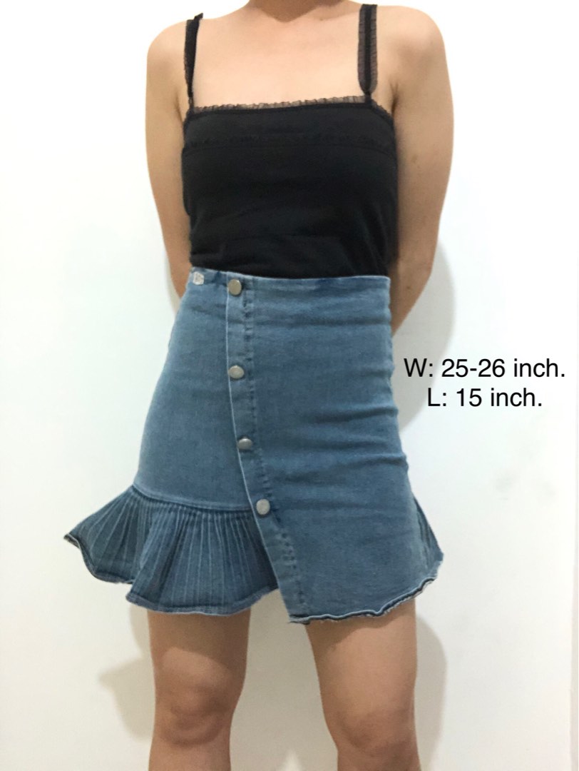 Button Down Mermaid Skirt