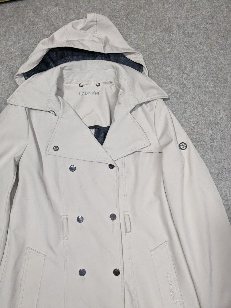 Calvin klein petite trench coat shop