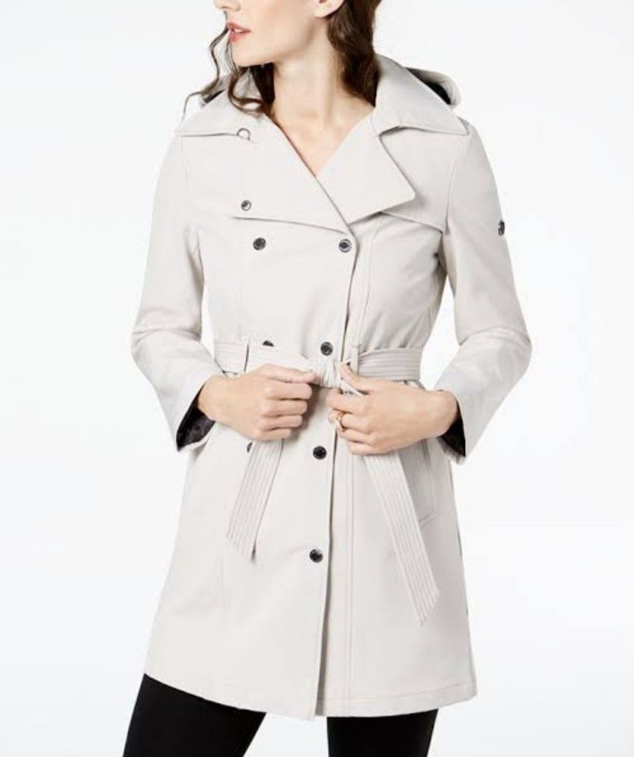 Calvin klein store petite belted coat