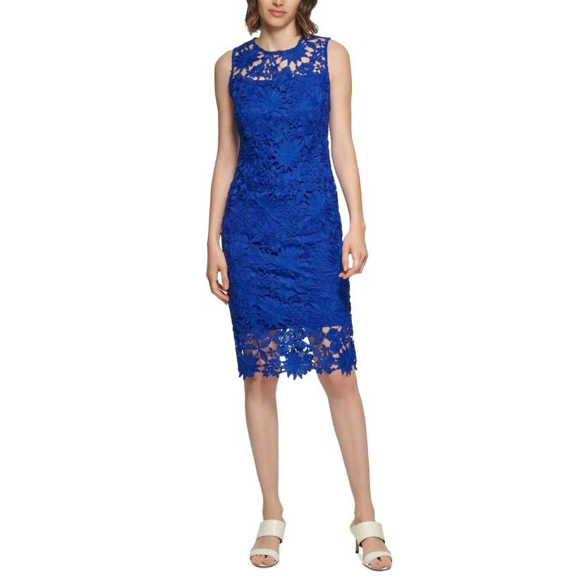 Calvin klein on sale dresses royal blue