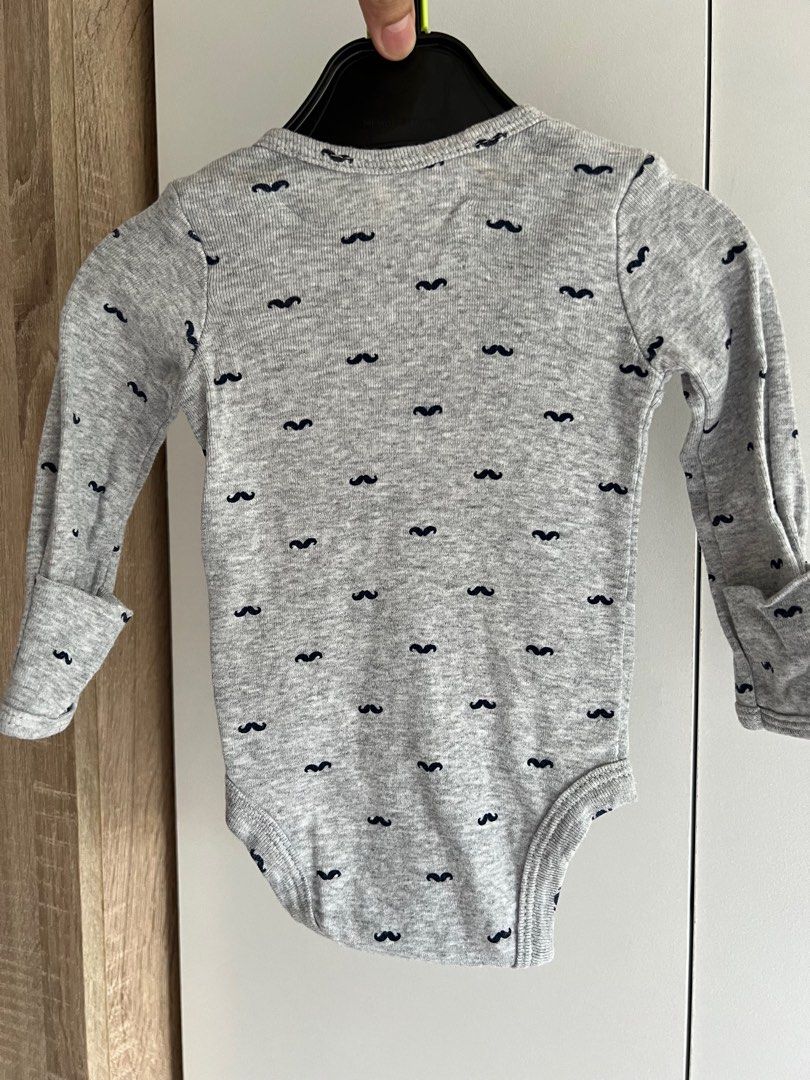 CARTER S Newborn Long Sleeve Onesie with Mittens