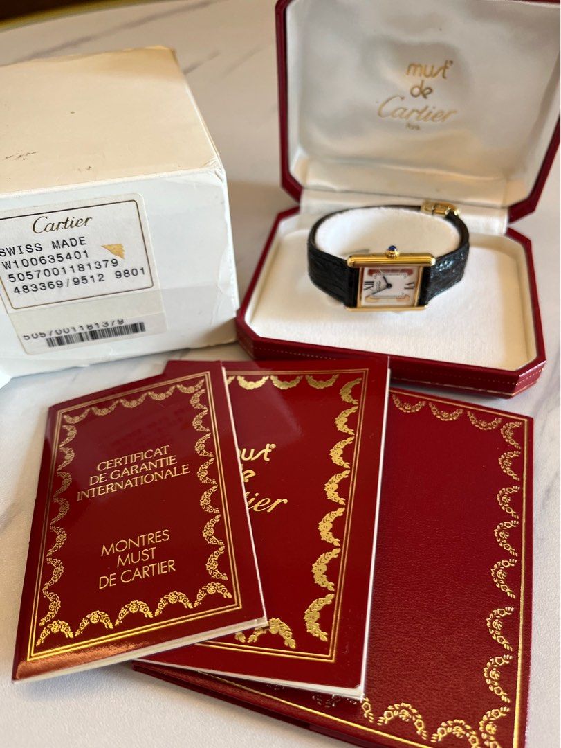 Cartier Tank 925 SM Fully Original Condition Luxury Watches on