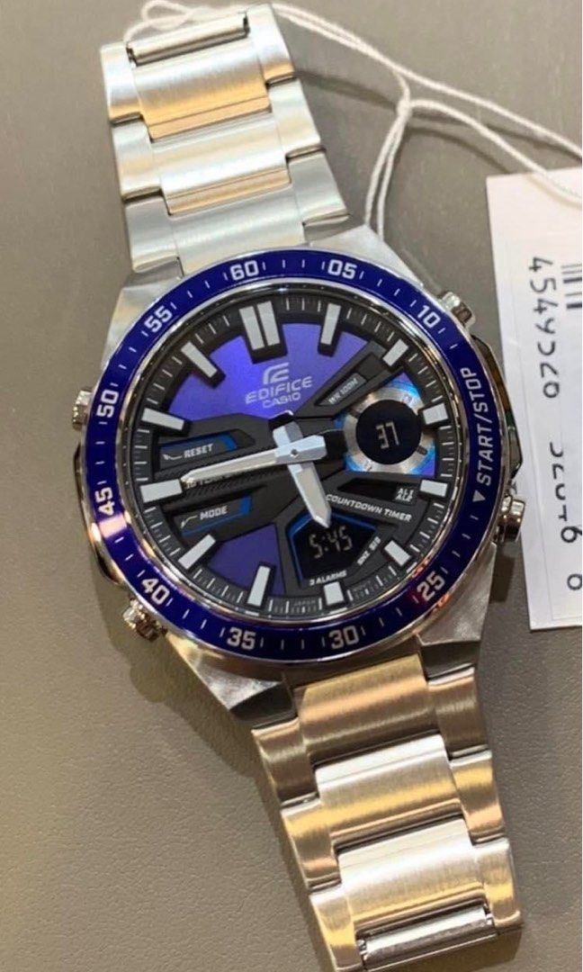 Casio Edifice EFV-C110D-2A (Category: Men's Watches) located in Manila. Submitted by seikowatchfactory (Listing ID 1269250152, Image 1). Description: BNIB 10/10 Model: Casio Edifice EFVC110D-2A Price: 4300 pesos Specifications: Case Size: 51.3 x 46.9 x 13.7mm Case and Bezel Material: Stainless Steel/Aluminum Weight: 166g Stainless Steel Band 100m Water Resistance One-touch 3-fold clasp Approx. Battery life: 10 years on CR2025 Mineral Glass World 