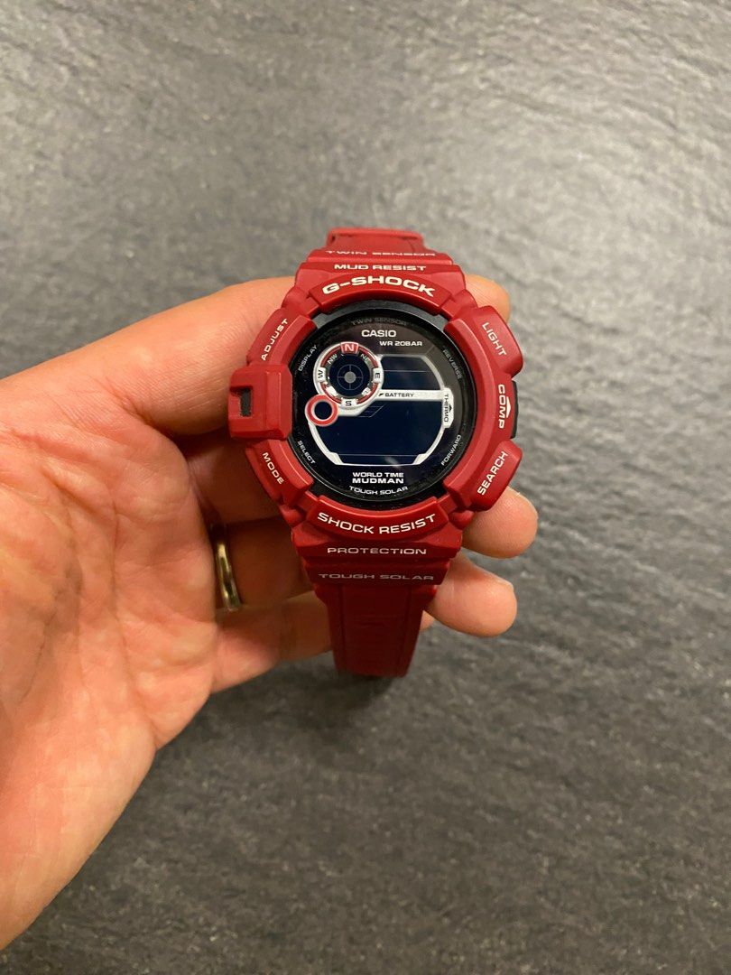 予約受付中】 G-SHOCK 美品 GW-9300RD-4JF MUDMAN 腕時計(デジタル