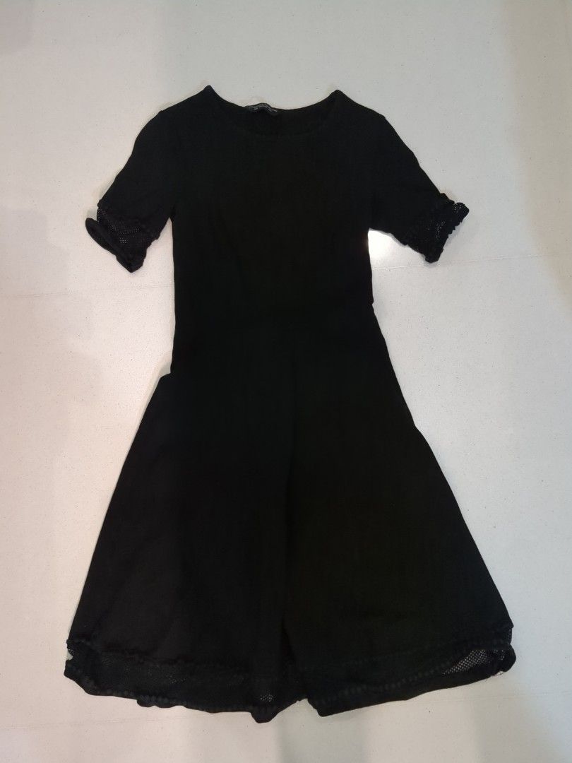 Casual black lace dress new arrivals
