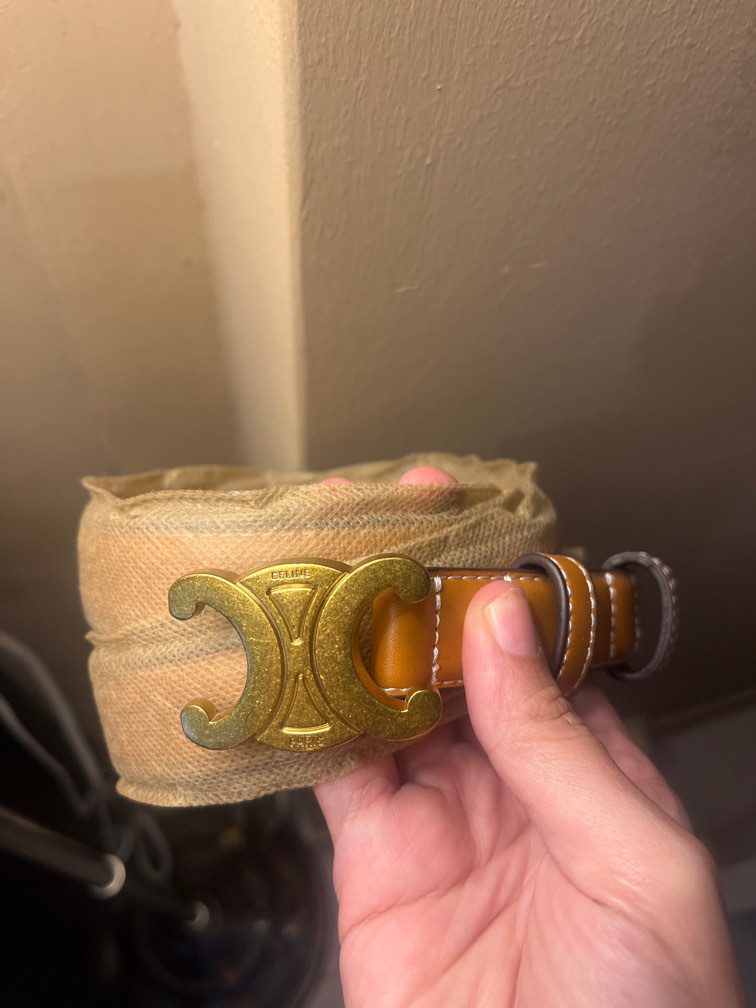 celine belt brown