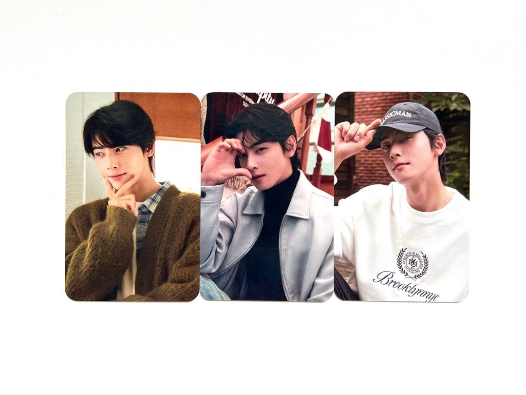 Cha Eun Woo Giordano Photocard, Hobbies & Toys, Memorabilia ...