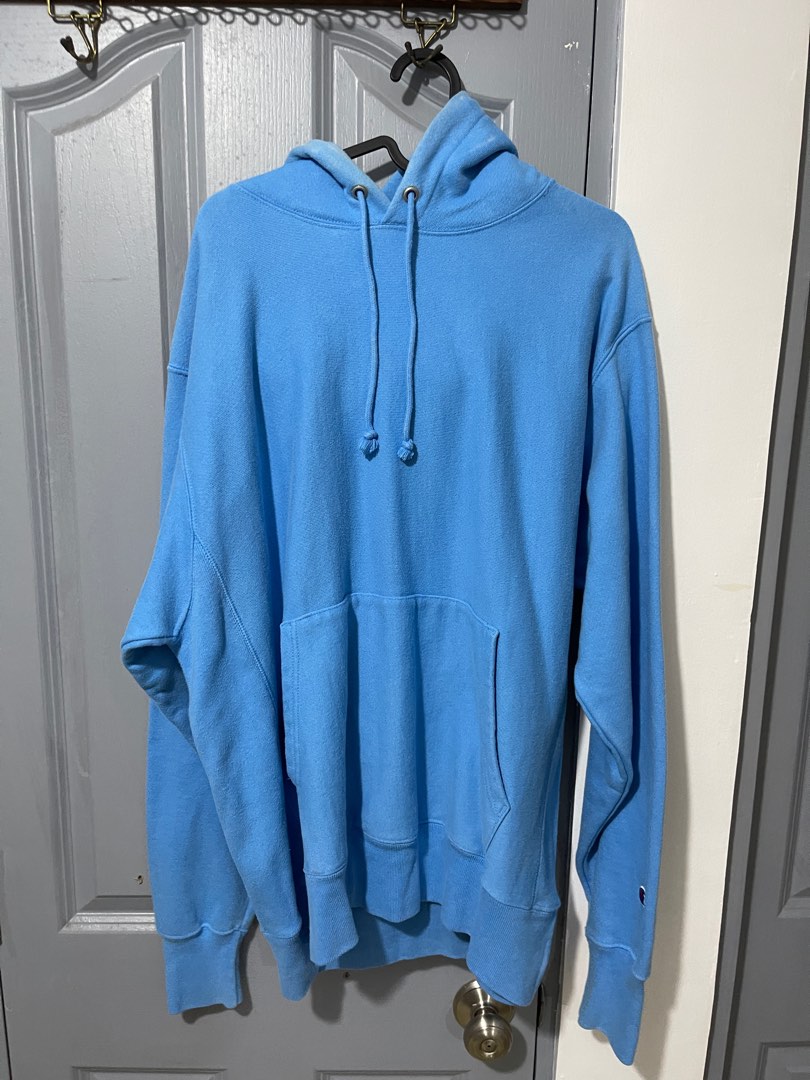 Champion sky discount blue hoodie