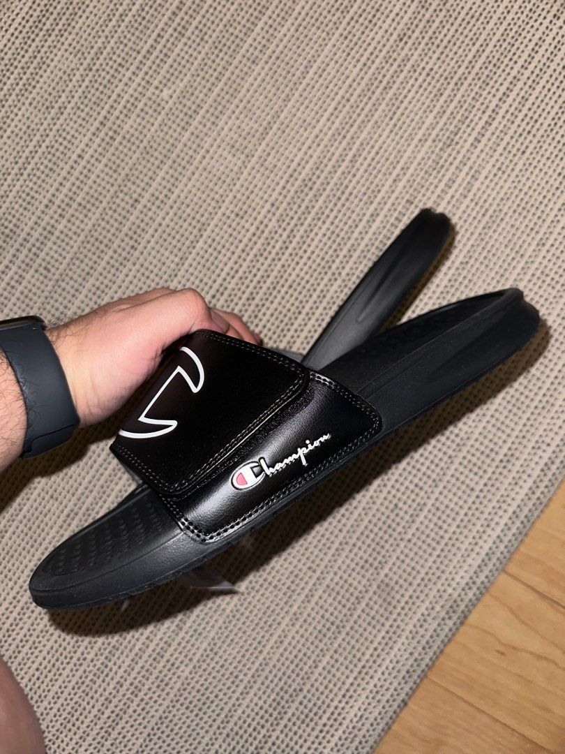 Champion slide (Category: Slippers & Slides) located in Mandaluyong City. Submitted by _angeloangelo_ (Listing ID 1269203029, Image 2). Description: Brand new from that states Rfs: not my size .