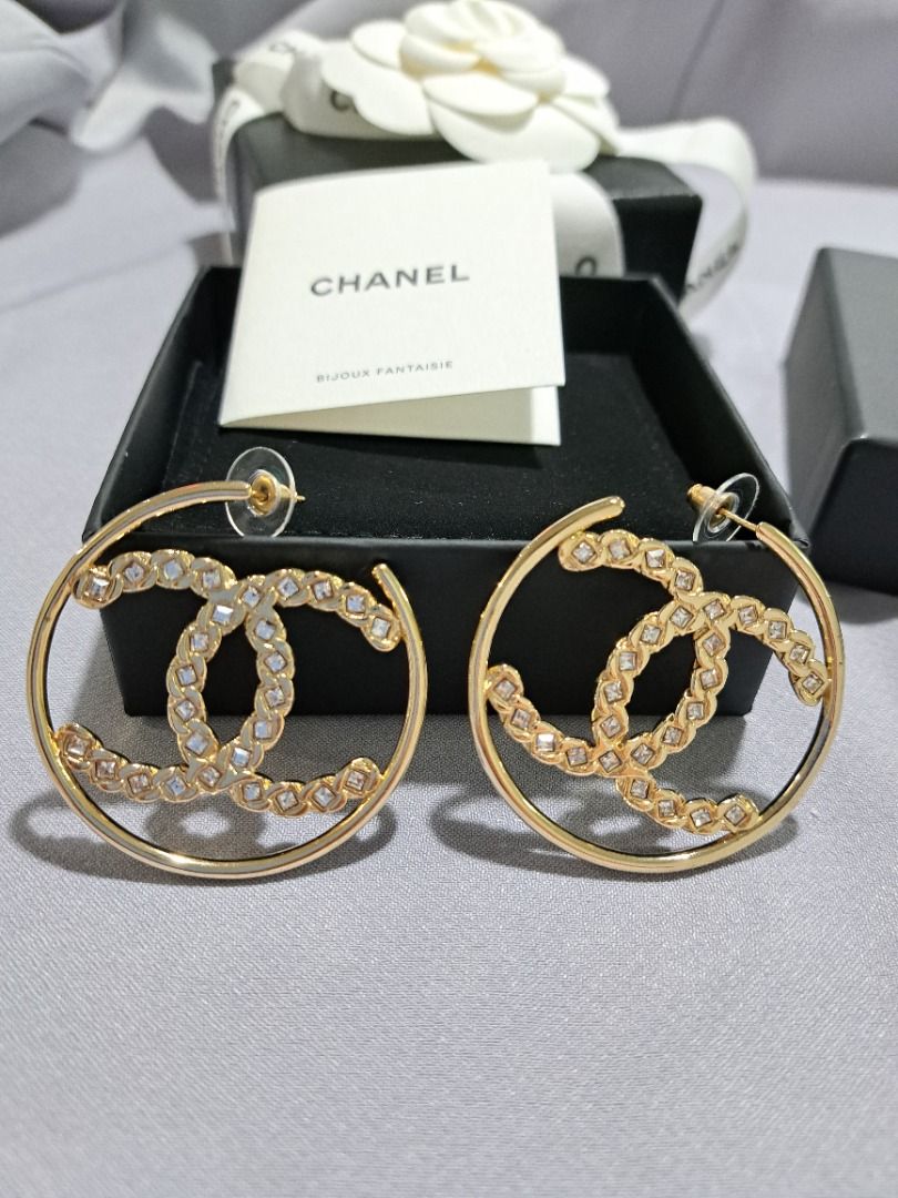 Cc online hoop earrings