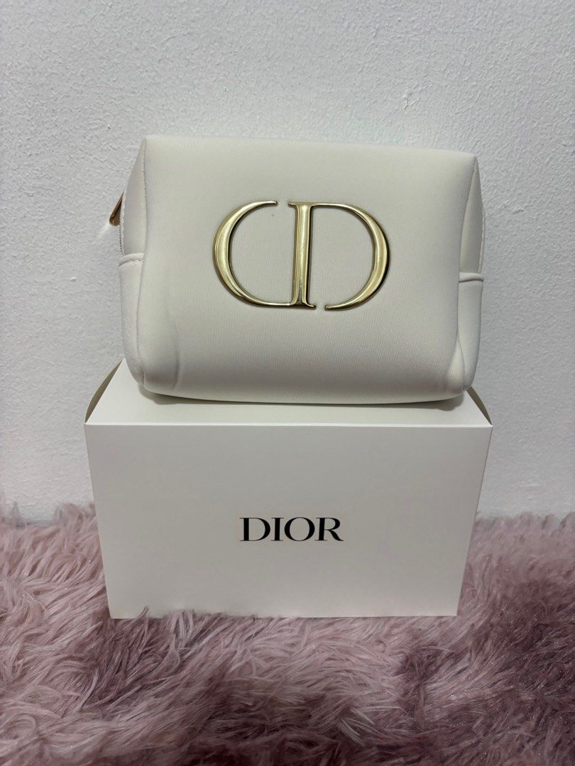 dior complimentary makeup pouch