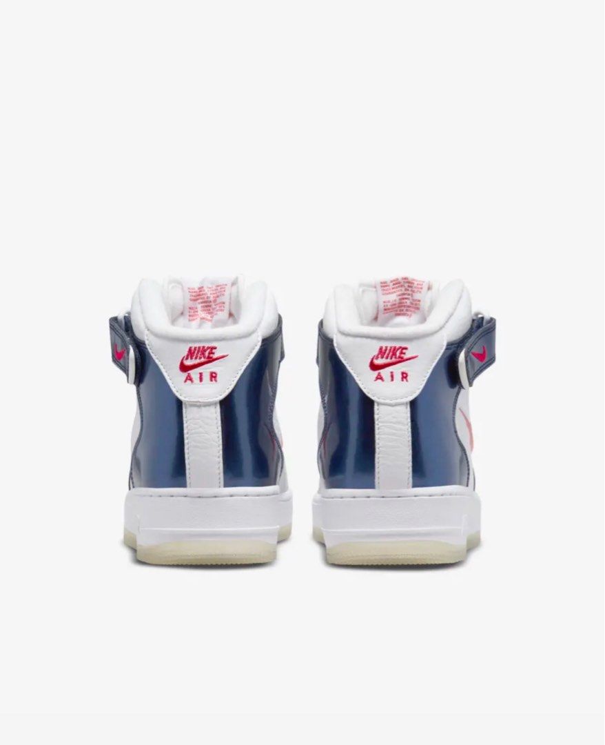 nike air force 1 mid id red